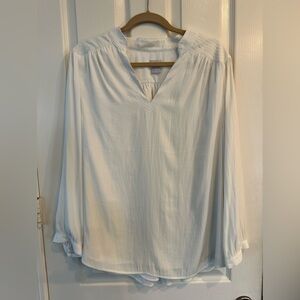 Chico's Elegant and Classic Off White Blouse, Size 3